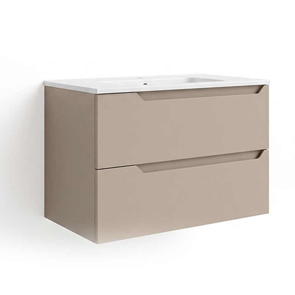 Kibath Mueble de Baño 60cm con Lavabo VICTORIA 2 cajones suspendido - Imagen 8