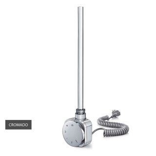 Kibath Termostato Con Resistencia redondo 600w fabricado en ABS - Cromo