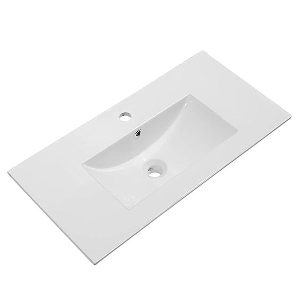 Kibath Conjunto de Mueble de Baño 80 cm URBAN 2 cajones y 2 puertas suspendido - Imagen 3