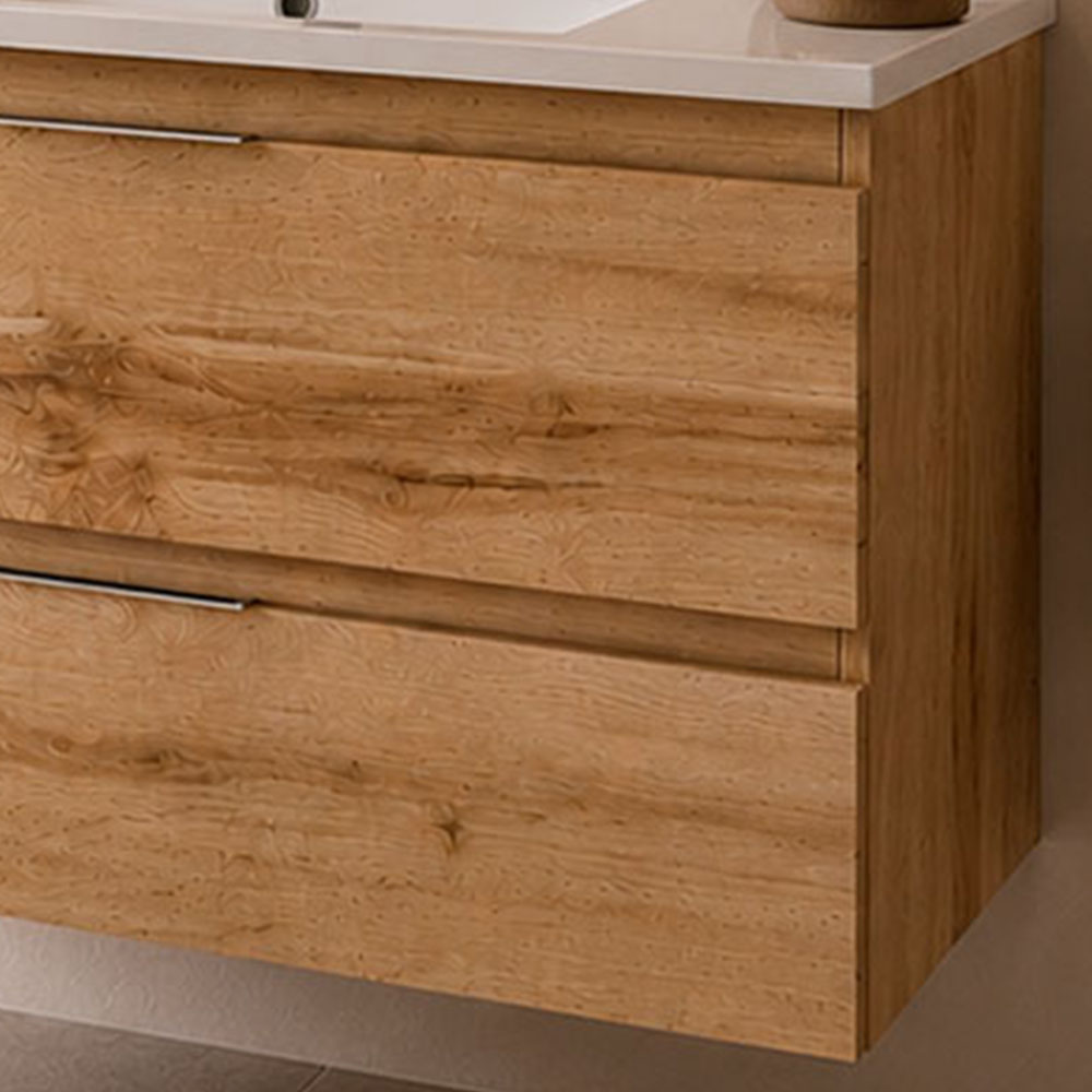 Kibath Mueble de Baño 80 cm con Lavabo URBAN 2 cajones y puertas suspendido - Imagen 7