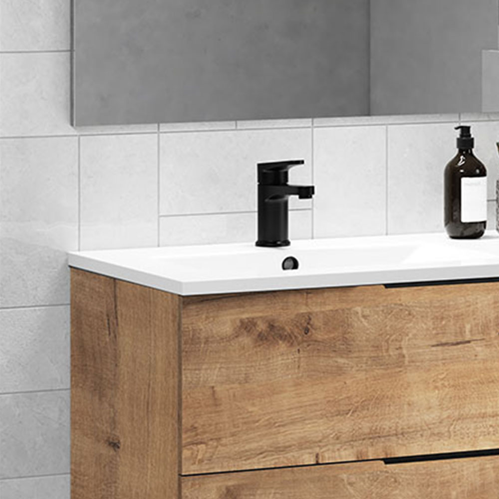 Kibath Mueble de baño con Lavabo TRIBU 2 cajones suspendido - Imagen 4