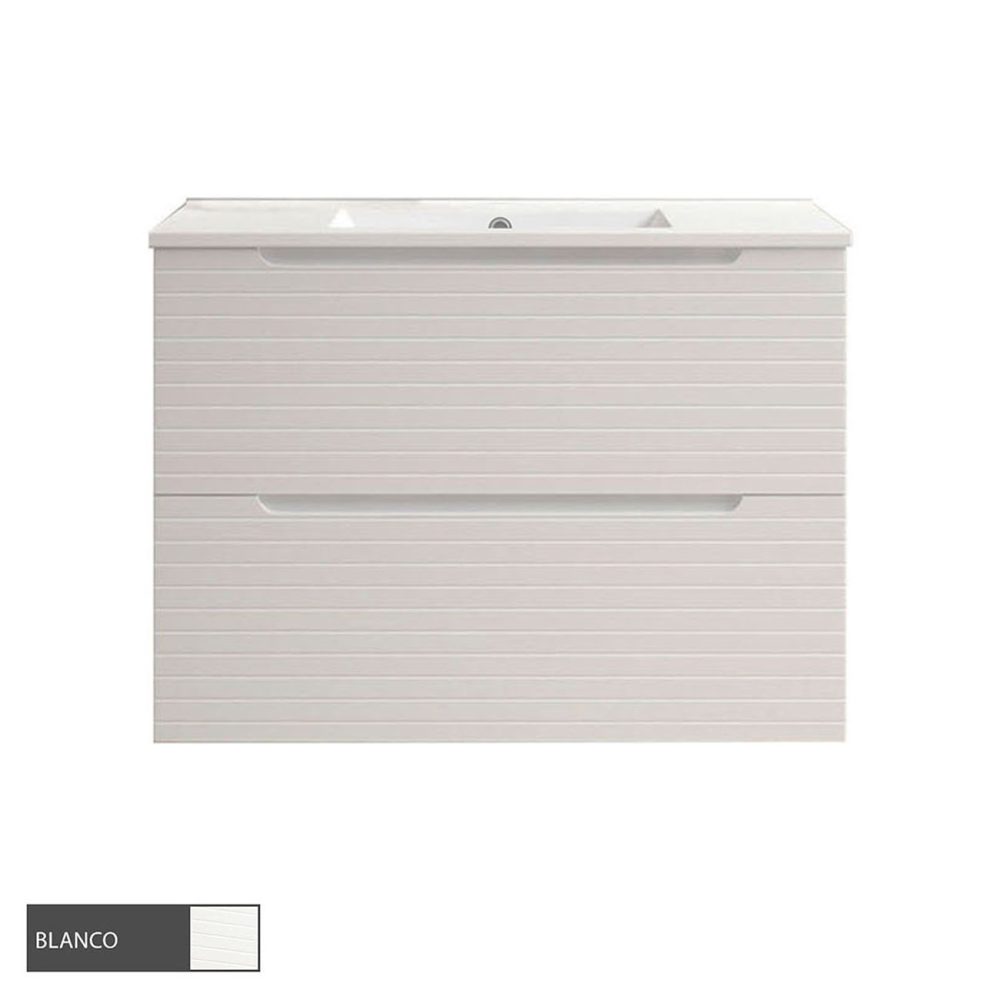 Kibath Mueble de Baño 60 cm con Lavabo BOREAL 2 cajones suspendido - Imagen 7