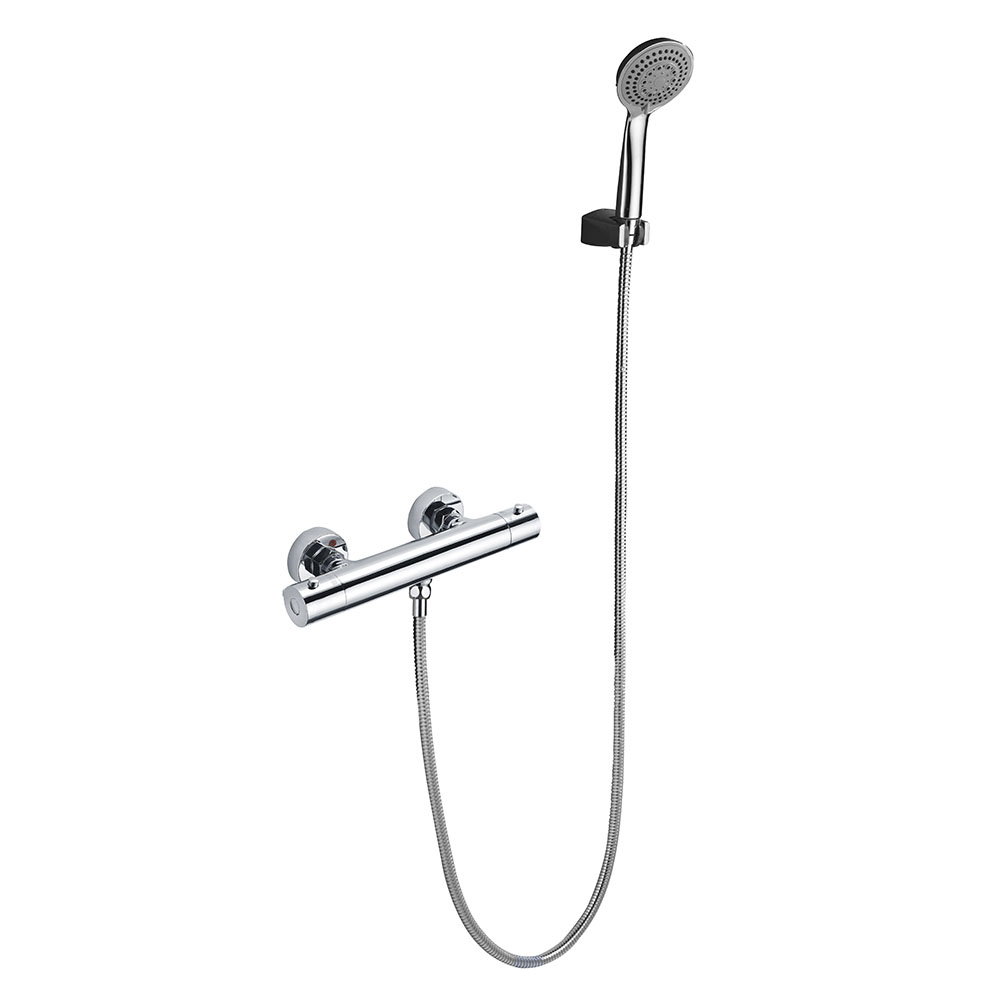 Kibath Grifo De Ducha termostático PAR acabado cromo brillo fabricado en latón