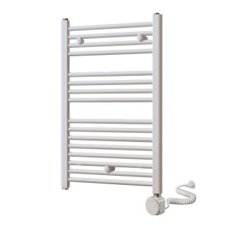 Kibath Radiador Secatoallas eléctrico acabado blanco brillo fabricado en acero