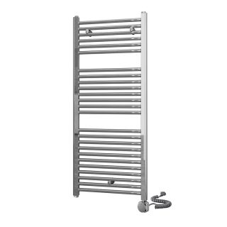 Kibath Radiador Secatoallas eléctrico acabado cromo brillo fabricado en acero