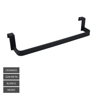 Kibath Toallero 36 cm sin taladros fabricado en acero inoxidable