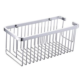 Kibath Cesta de ducha portageles METAL rectangularde fabricado en aluminio