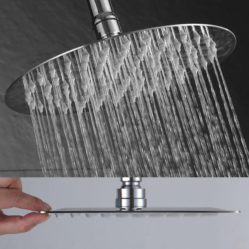 Kibath Grifo De Ducha Empotrada termostático PON acabado cromo brillo fabricado en latón - Imagen 6