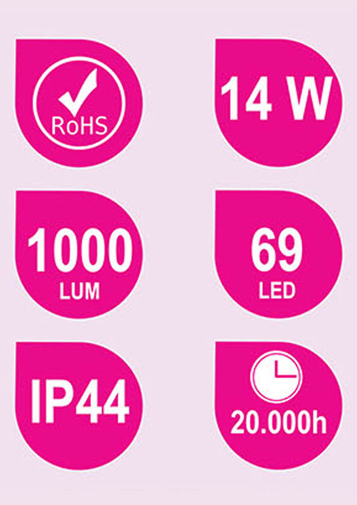 Kibath Aplique Led de baño GUE acabado cromo brillo 6000 K fabricado en aluminio - Imagen 15