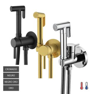 Kibath Grifo WC HIGIENE ÍNTIMA 2 aguas fabricado en latón