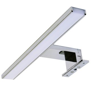 Kibath Aplique Led GUE 10W de 30 cm acabado CROMO brillo 6000 K fabricado en aluminio