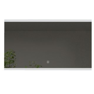 Kibath Espejo Led DOB 25W rectangular de 80 cm x 60 cm espejo 6000K
