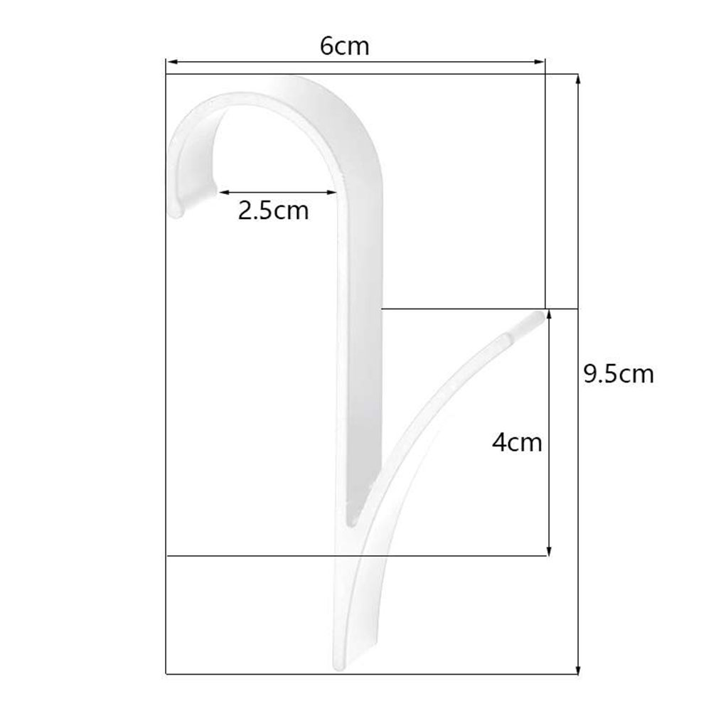 Kibath Pack 3 Ganchos Radiador Secatoallas BLANCO Mate Perchas ABS Resistentes para Toallas y Albornoces | Fácil Colocación sin Taladros - Imagen 5