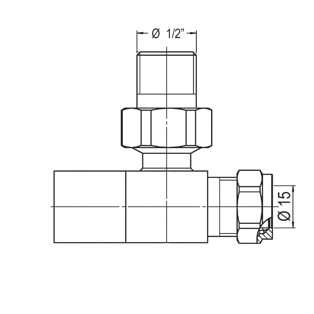 Kibath Llave Radiador Secatoallas acabado negro mate fabricado en latón - Imagen 4