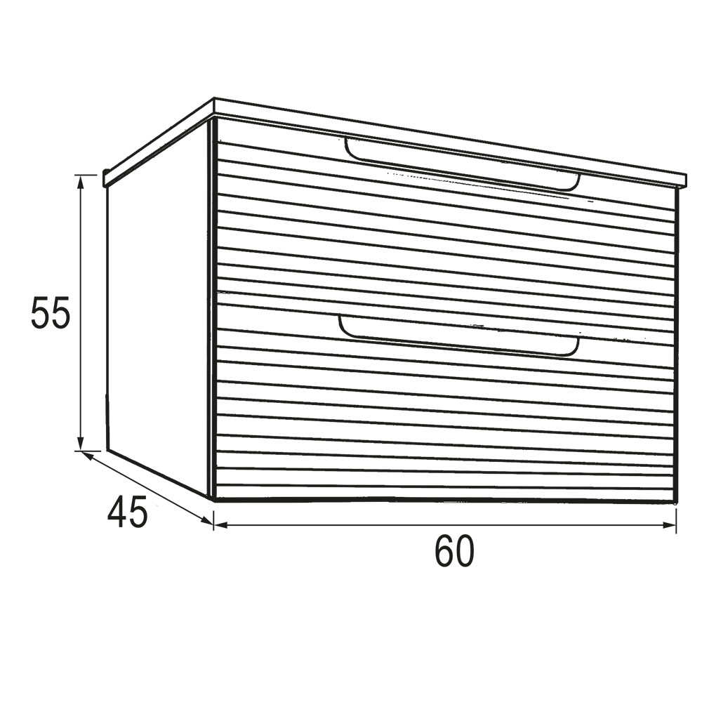Kibath Mueble de baño con Lavabo, Espejo y Aplique LED KEN acabado Desierto mate 2 cajones suspendido - Imagen 5