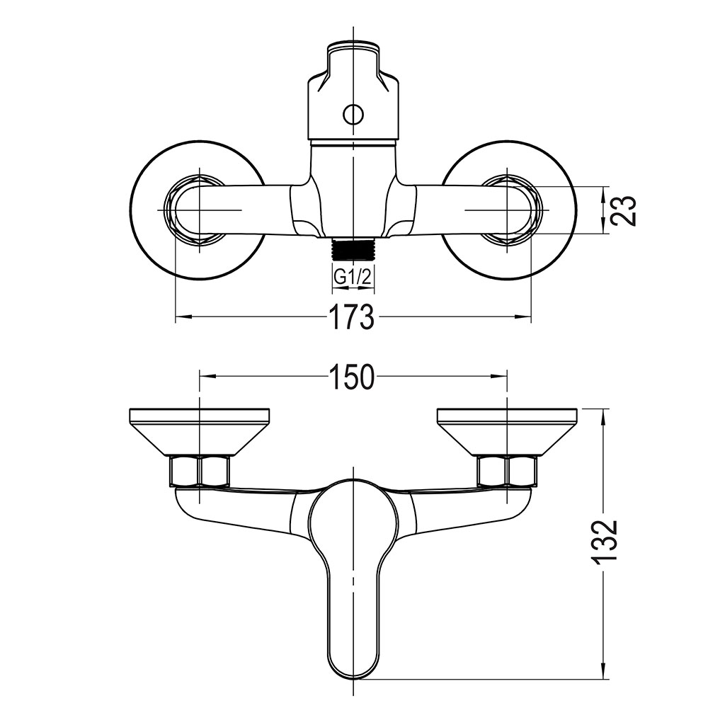 Kibath Grifo de ducha ASPA monomando con equipo acabado cromado brillo fabricado en latón - Imagen 4