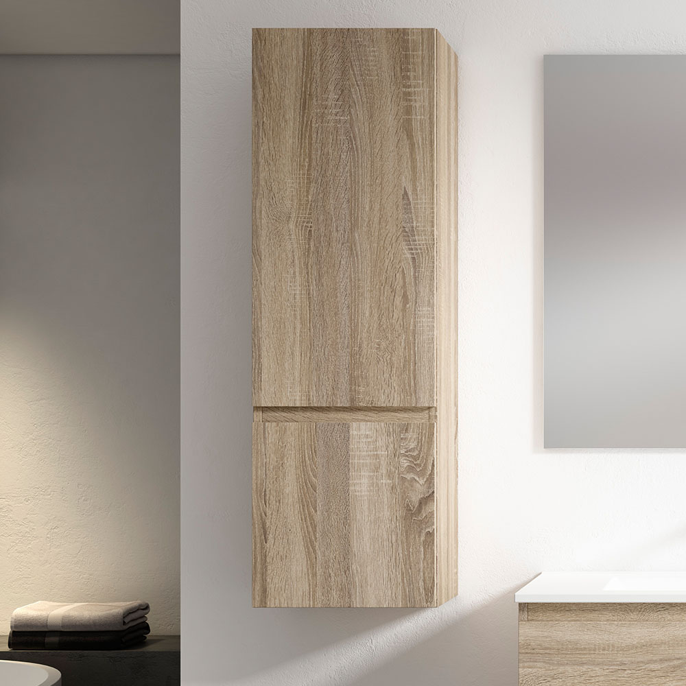 Kibath Mueble Auxiliar De Baño URBAN 35 de colgar fabricado en madera - Imagen 2