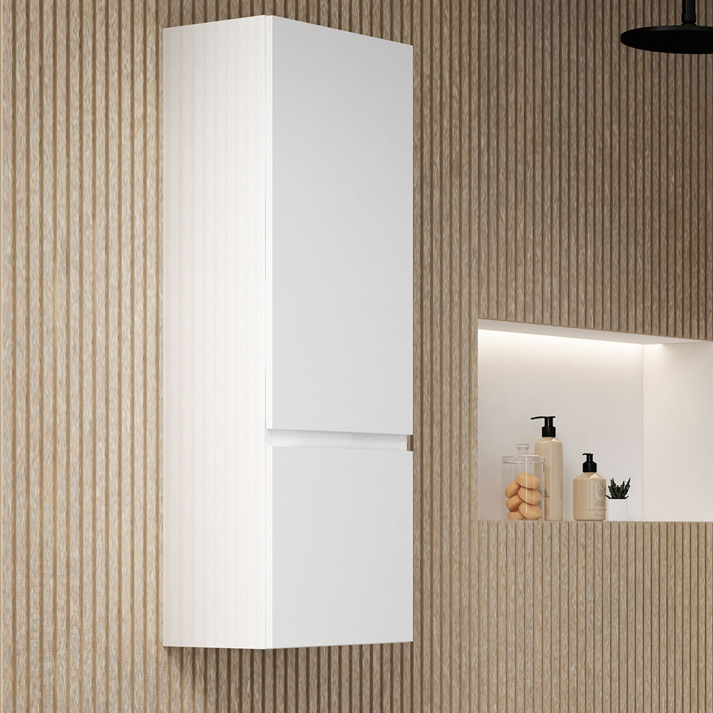 Kibath Mueble Auxiliar De Baño URBAN 35 de colgar fabricado en madera - Imagen 3