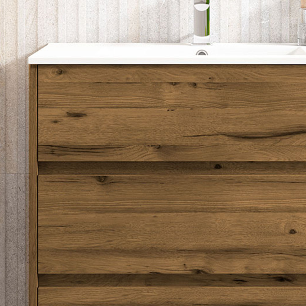 Kibath Mueble de Baño con Lavabo SIREX 3 cajones con patas - Imagen 3