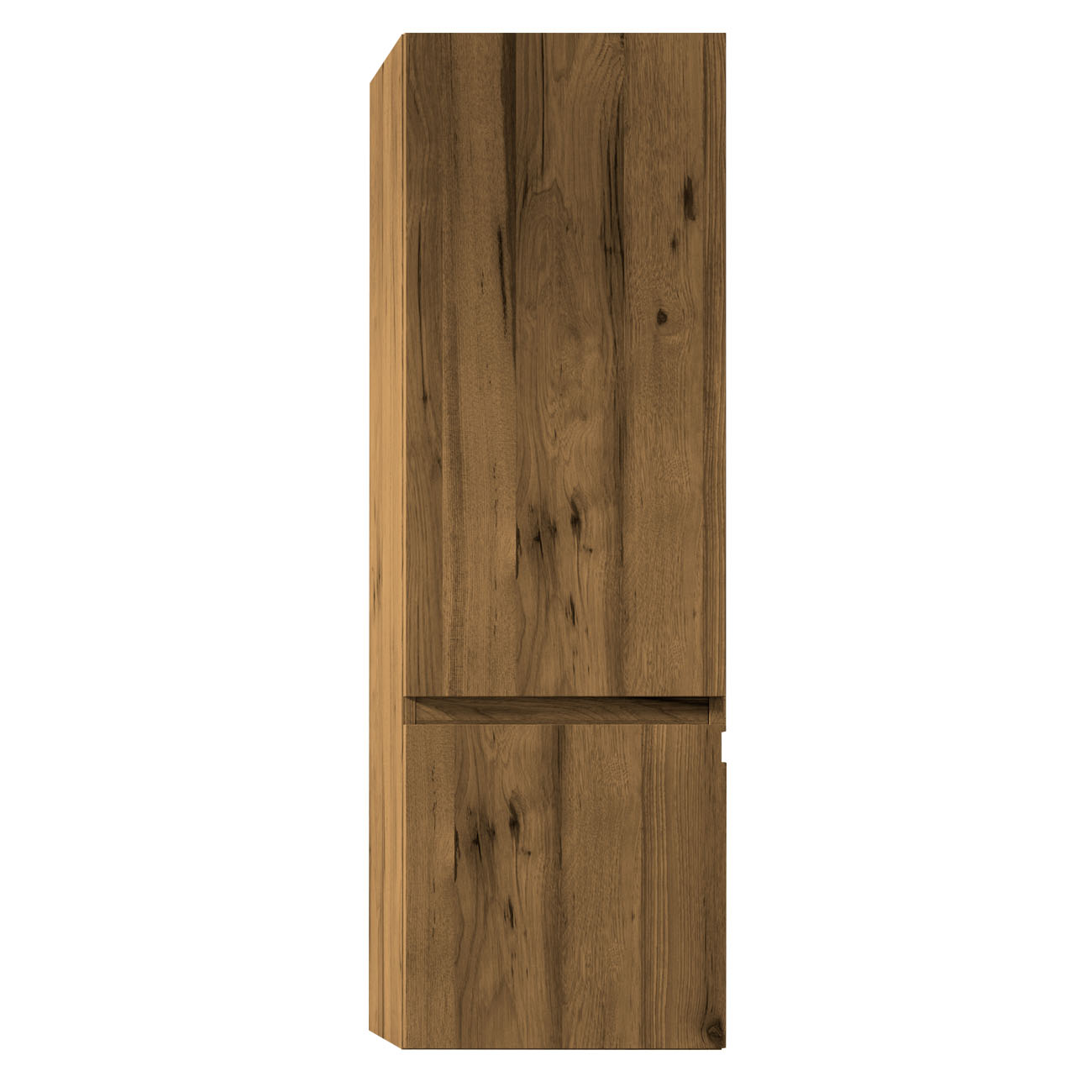 Kibath Mueble Auxiliar De Baño SIREX 35 de colgar acabado teca claro mate fabricado en madera