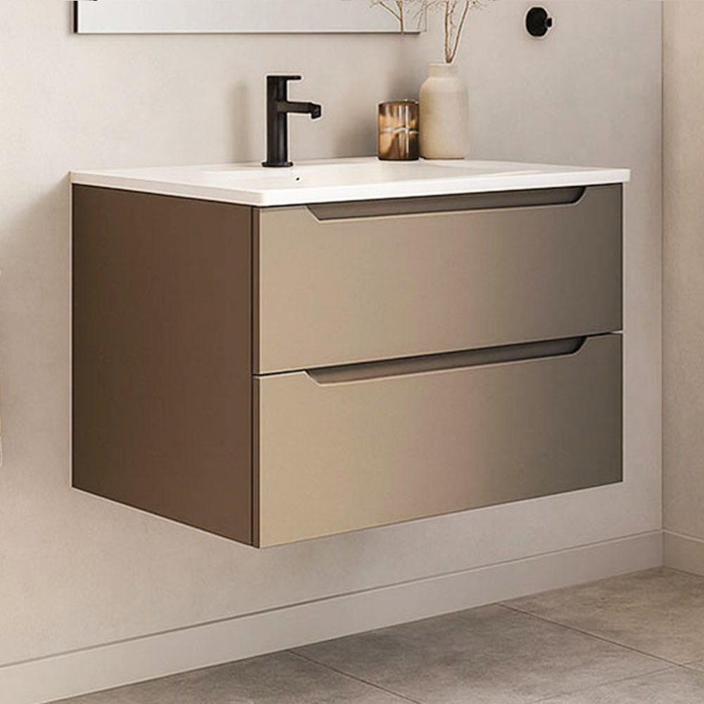 Kibath Mueble de Baño 60cm con Lavabo VICTORIA 2 cajones suspendido - Imagen 2