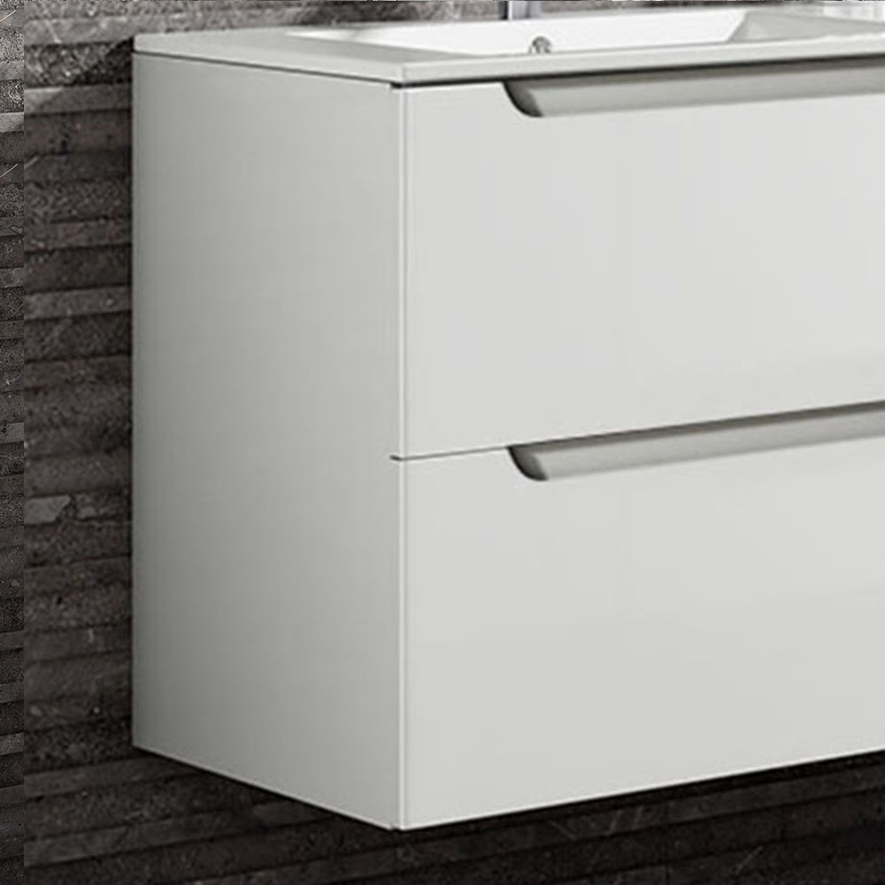 Kibath Mueble de Baño 120 cm con Lavabo VICTORIA 2 cajones suspendido - Imagen 7