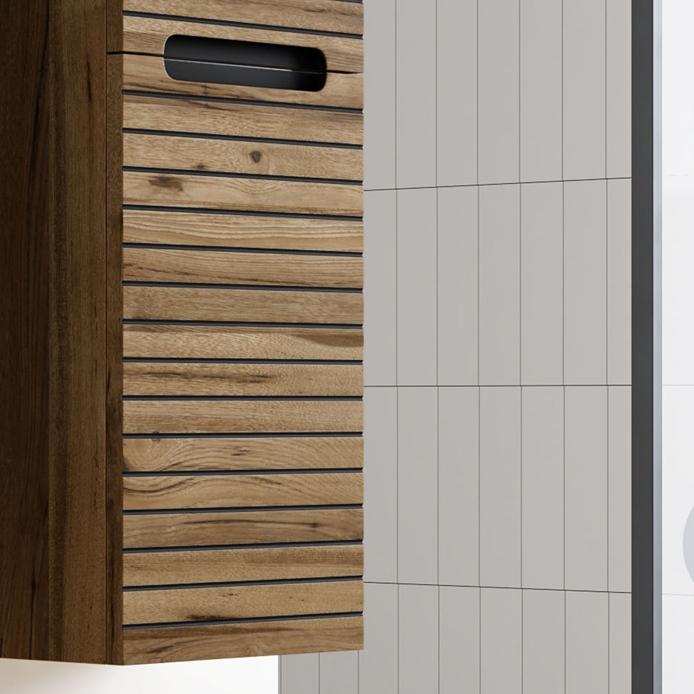 Kibath Mueble auxiliar de baño KEN 35x27 cm acabado Desierto mate de colgar - Imagen 2