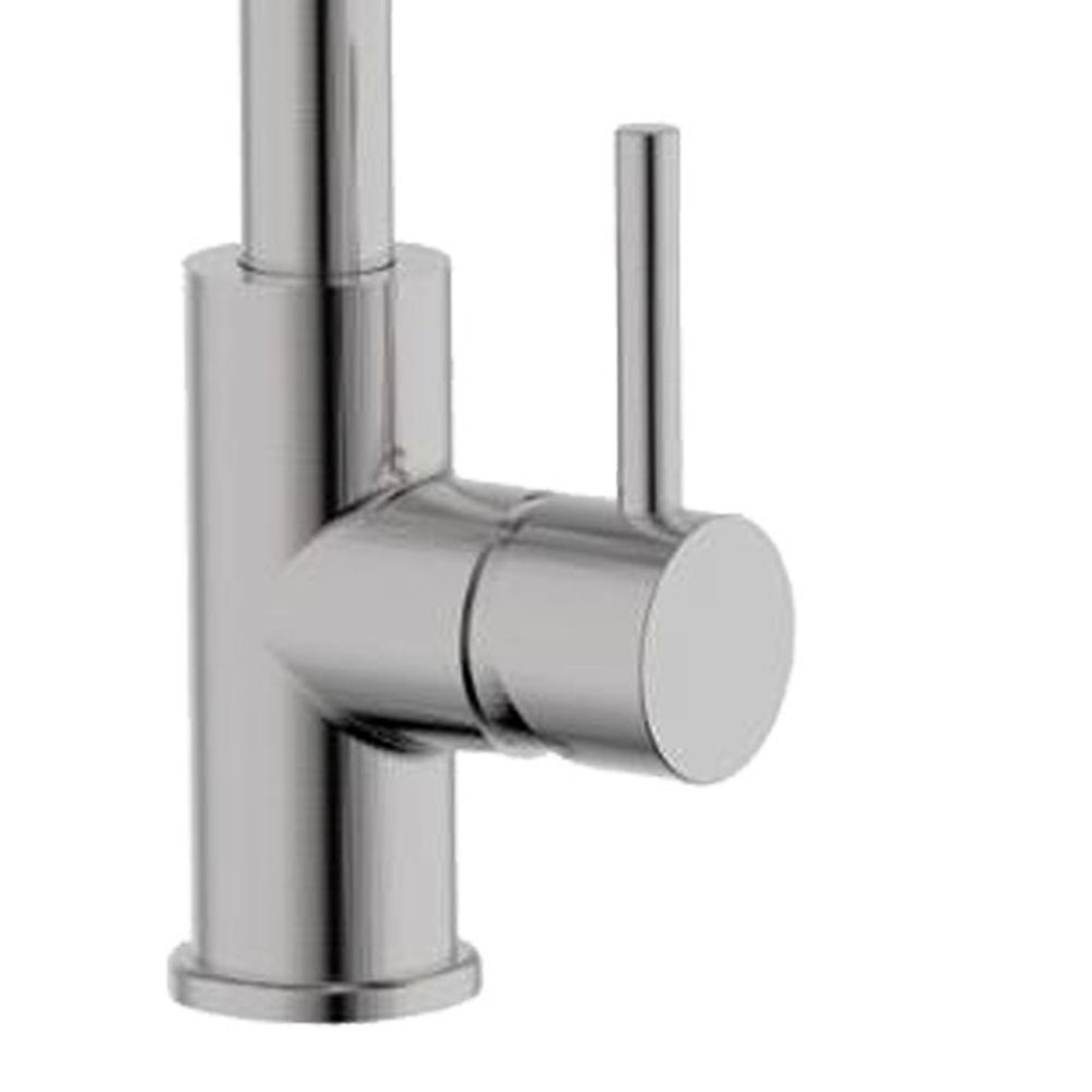 Kibath Pack Grifo VERONA + Fregadero SOLUT 54x44 cm acabado cepillado de acero inoxidable - Imagen 4