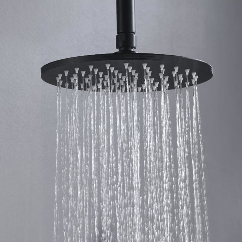 Kibath Pack monomando DAK columna y grifo acabado negro mate fabricado en latón - Imagen 2