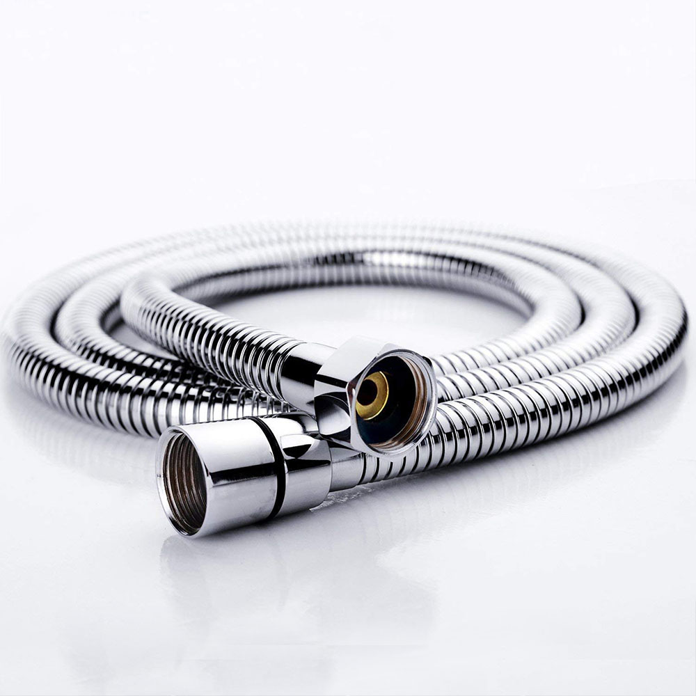 Kibath Flexo de 175 cm acabado cromo brillo fabricado en acero inoxidable