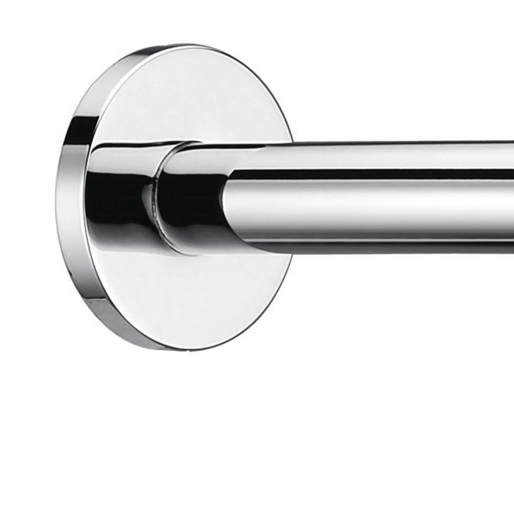Kibath Soporte Brazo De Ducha de 40 cm pared redondo acabado cromo brillo de latón - Imagen 3