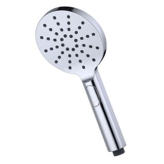 Kibath Maneral Mango De Ducha redondo NIRIA acabado cromo brillo fabricado en ABS