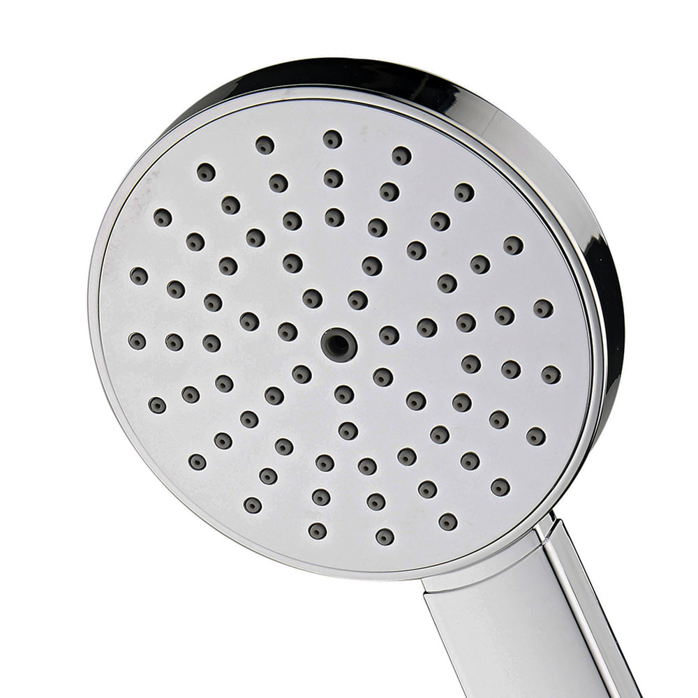 Kibath Maneral Mango De Ducha redondo NAN acabado cromo brillo fabricado en ABS - Imagen 2