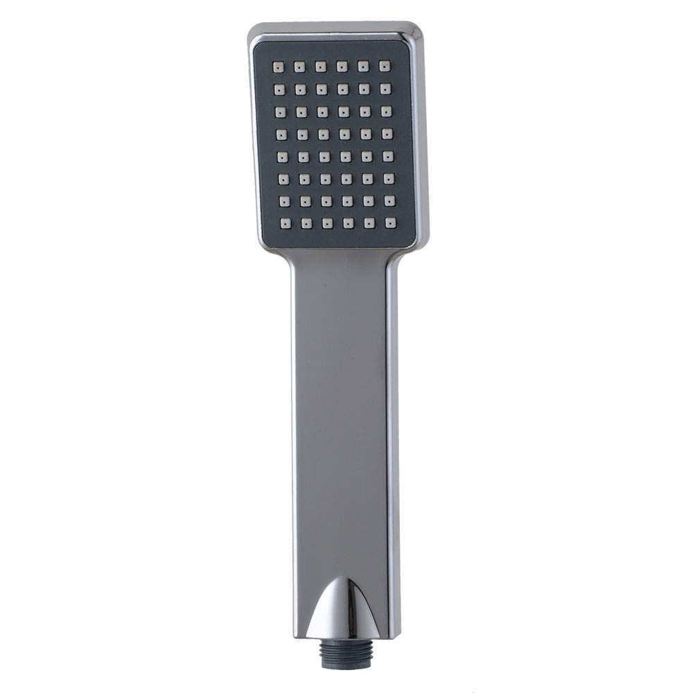 Kibath Maneral Mango De Ducha cuadrado acabado cromo brillo fabricado en ABS - Imagen 5