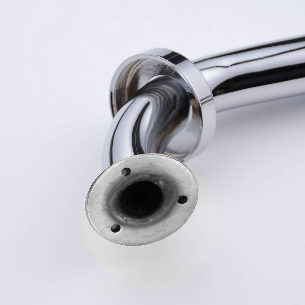 Kibath Asa De Seguridad de baño 40 cm acabado cromo brillo fabricado en acero inoxidable - Imagen 3