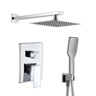 Kibath Grifo De Ducha Empotrada monomando CHE acabado cromo brillo fabricado en latón