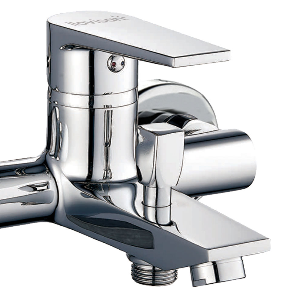 Kibath Grifo De Bañera monomando DEN acabado cromo brillo fabricado en latón - Imagen 3