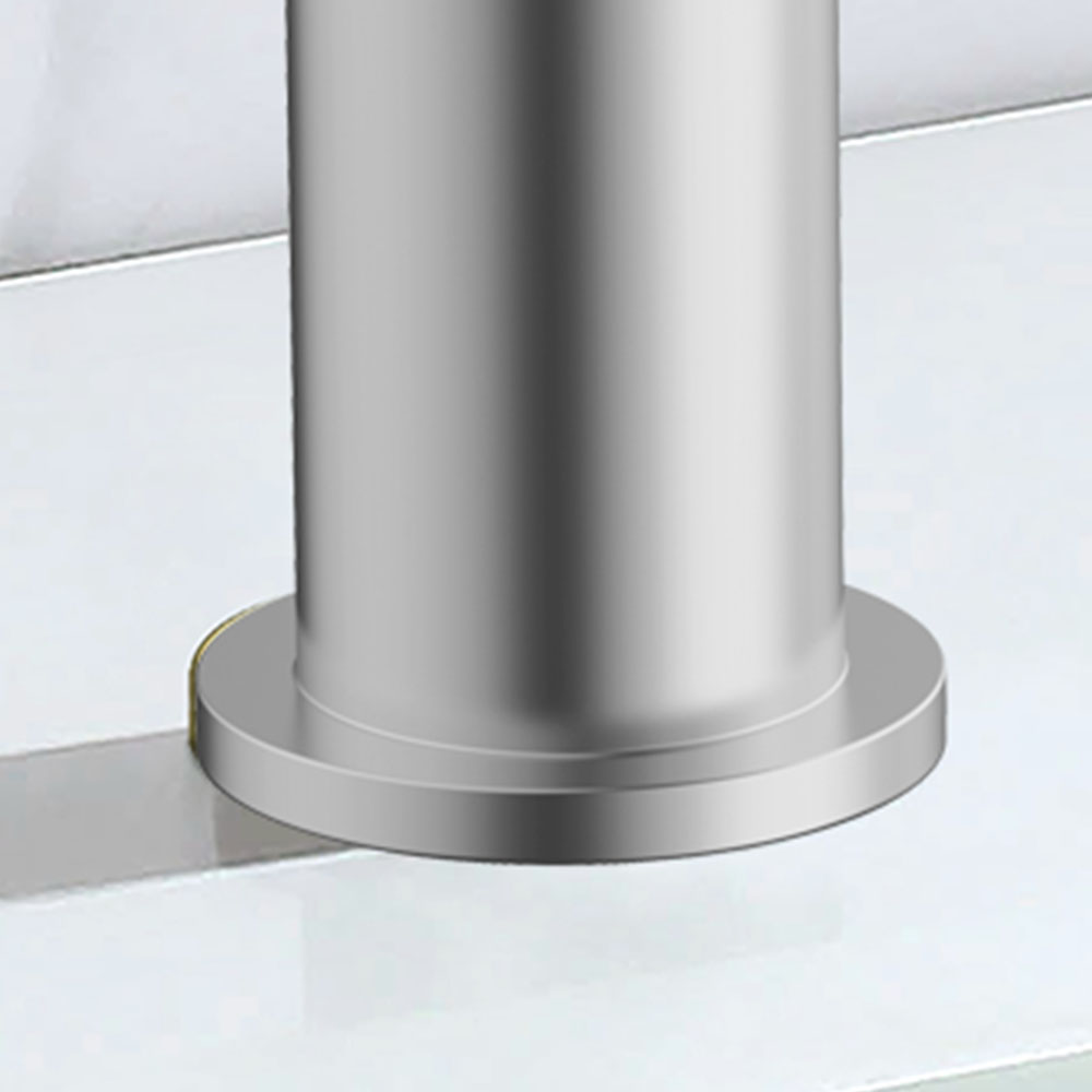 Kibath Grifo De Lavabo monomando OSO acabado niquel cepillado fabricado en latón - Imagen 4