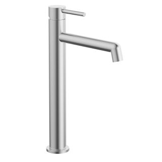 Kibath Grifo De Lavabo monomando OSO alto acabado niquel cepillado fabricado en latón