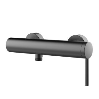 Kibath Grifo de ducha GUN METAL monomando con equipo acabado grafito / antracita mate fabricado en latón