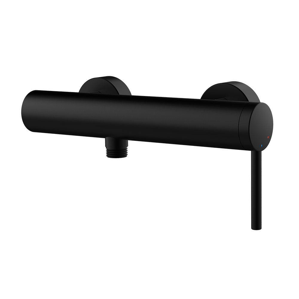 Kibath Grifo de Ducha monomando BLA acabado negro mate fabricado en latón