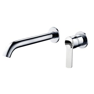 Kibath Grifo Empotrado de Lavabo monomando SIO acabado cromo brillo fabricado en latón