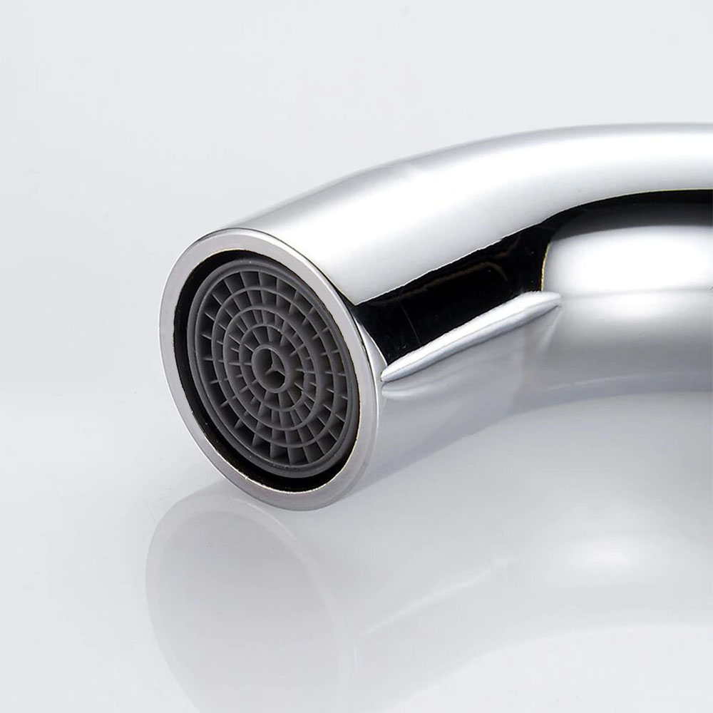 Kibath Grifo Empotrado de Lavabo monomando SIO acabado cromo brillo fabricado en latón - Imagen 3