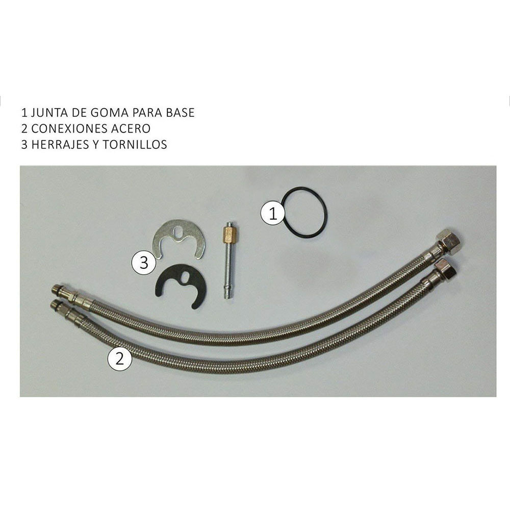 Kibath Grifo De Fregadero VAN de acabado cromo brillo fabricado en latón - Imagen 4