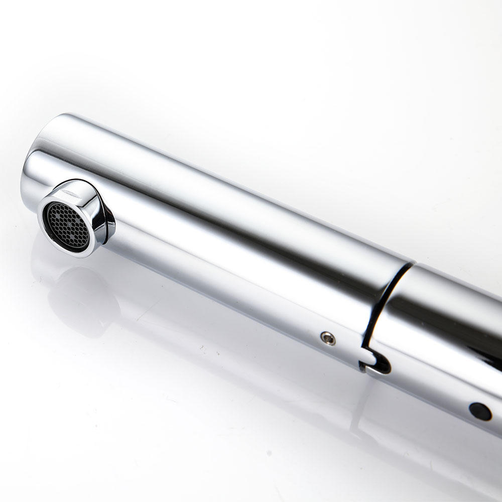 Kibath Grifo De Fregadero ZIE extraible de acabado cromo brillo fabricado en latón - Imagen 4