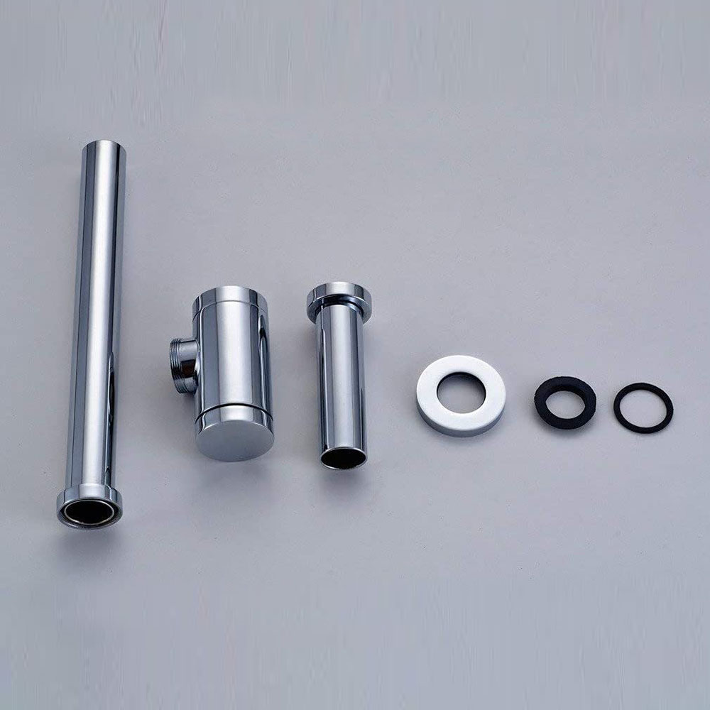 Kibath Sifón Desague redondo MIN acabado cromo brillo fabricado en latón - Imagen 6