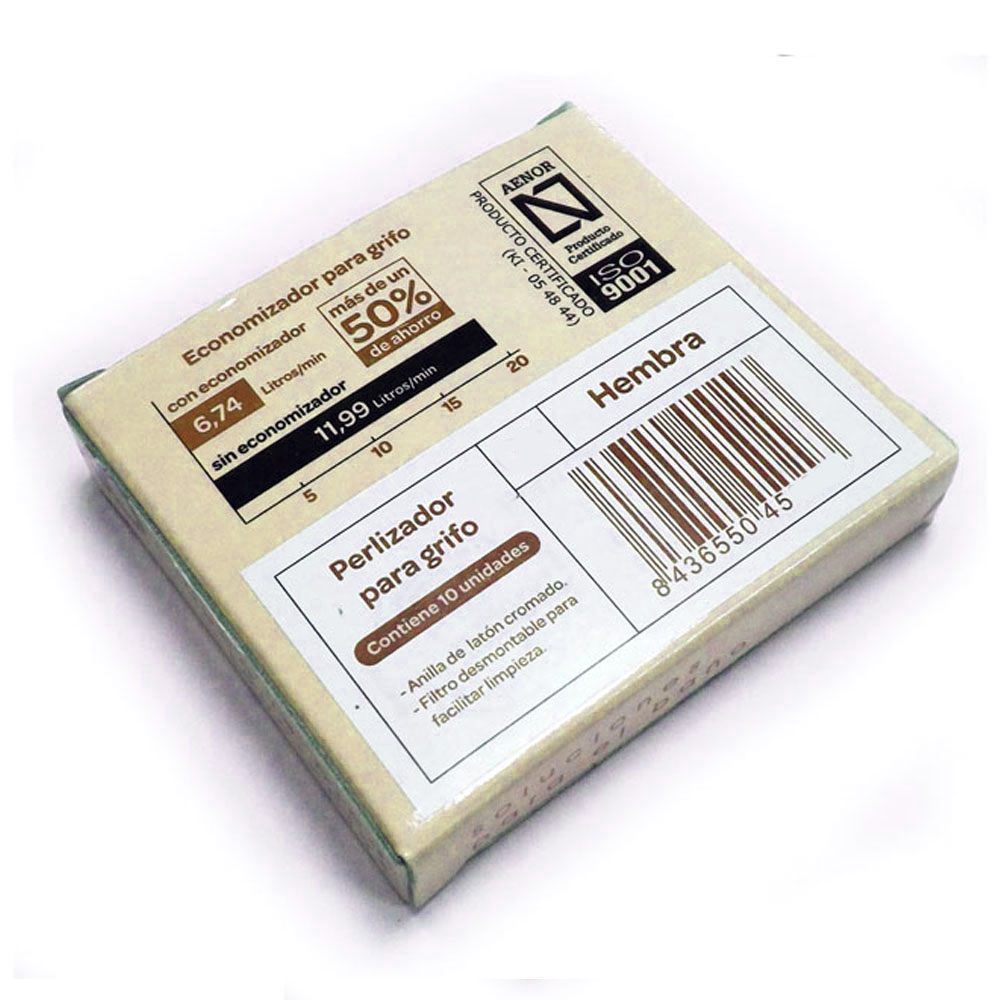 Kibath Perlizador atomizador de grifo hembra redondo acabado cromo brillo fabricado en latón - Imagen 6