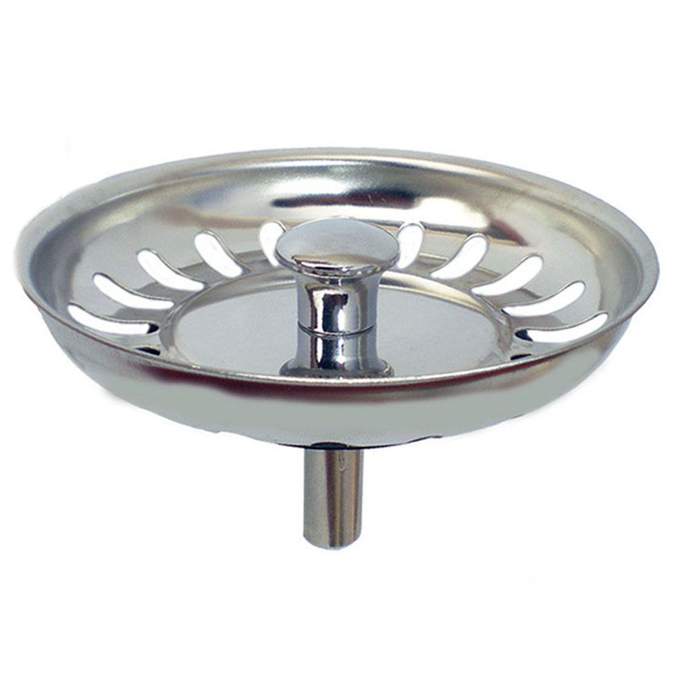 Kibath Tapón De Fregadero acabado cromo brillo fabricado en acero inoxidable - Imagen 3