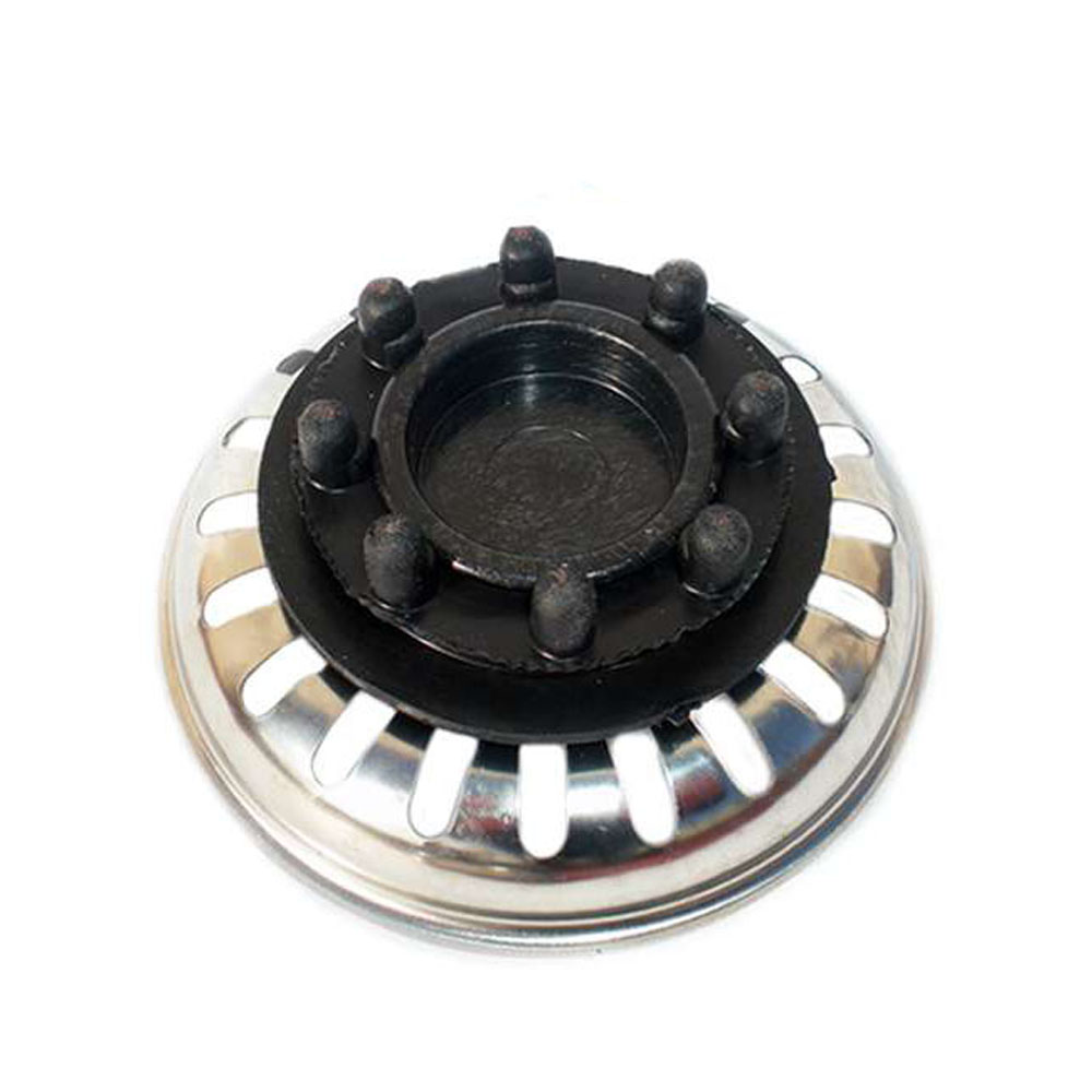 Kibath Tapón De Fregadero acabado cromo brillo fabricado en acero inoxidable - Imagen 2