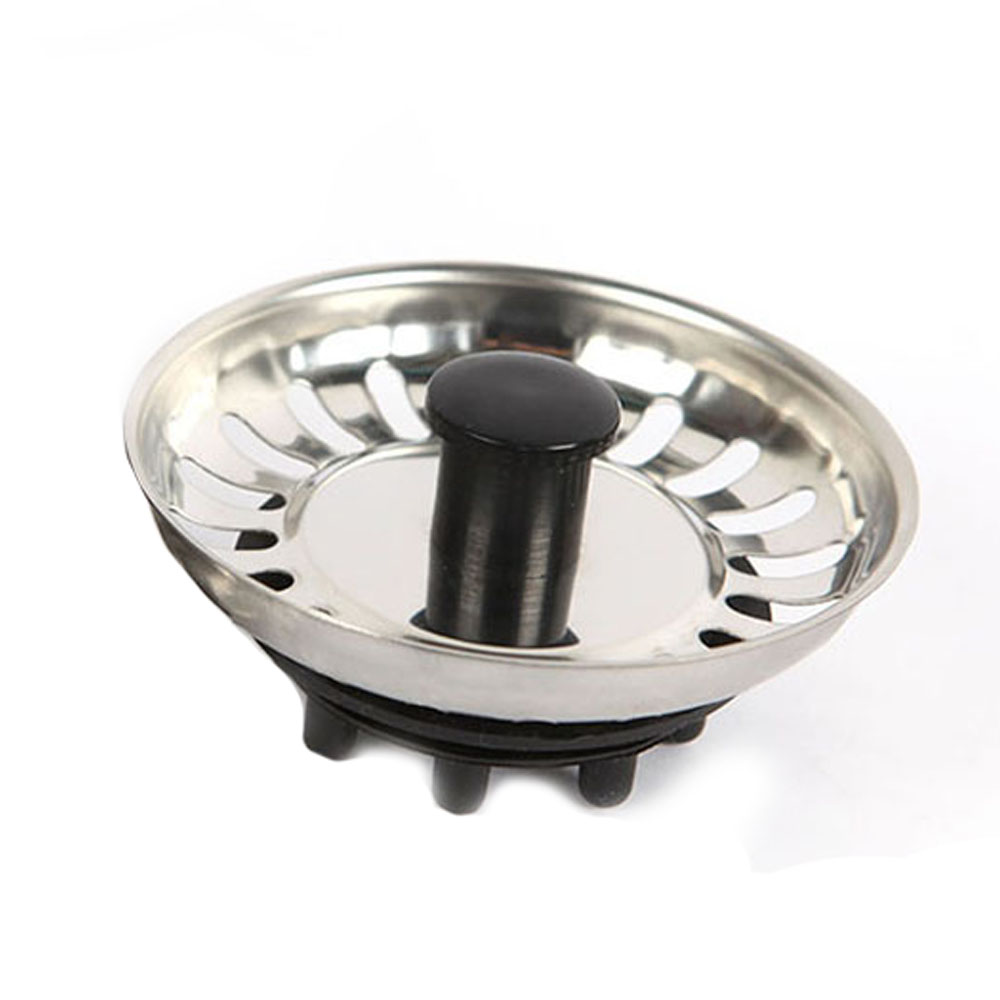 Kibath Tapón De Fregadero acabado cromo brillo fabricado en acero inoxidable - Imagen 3